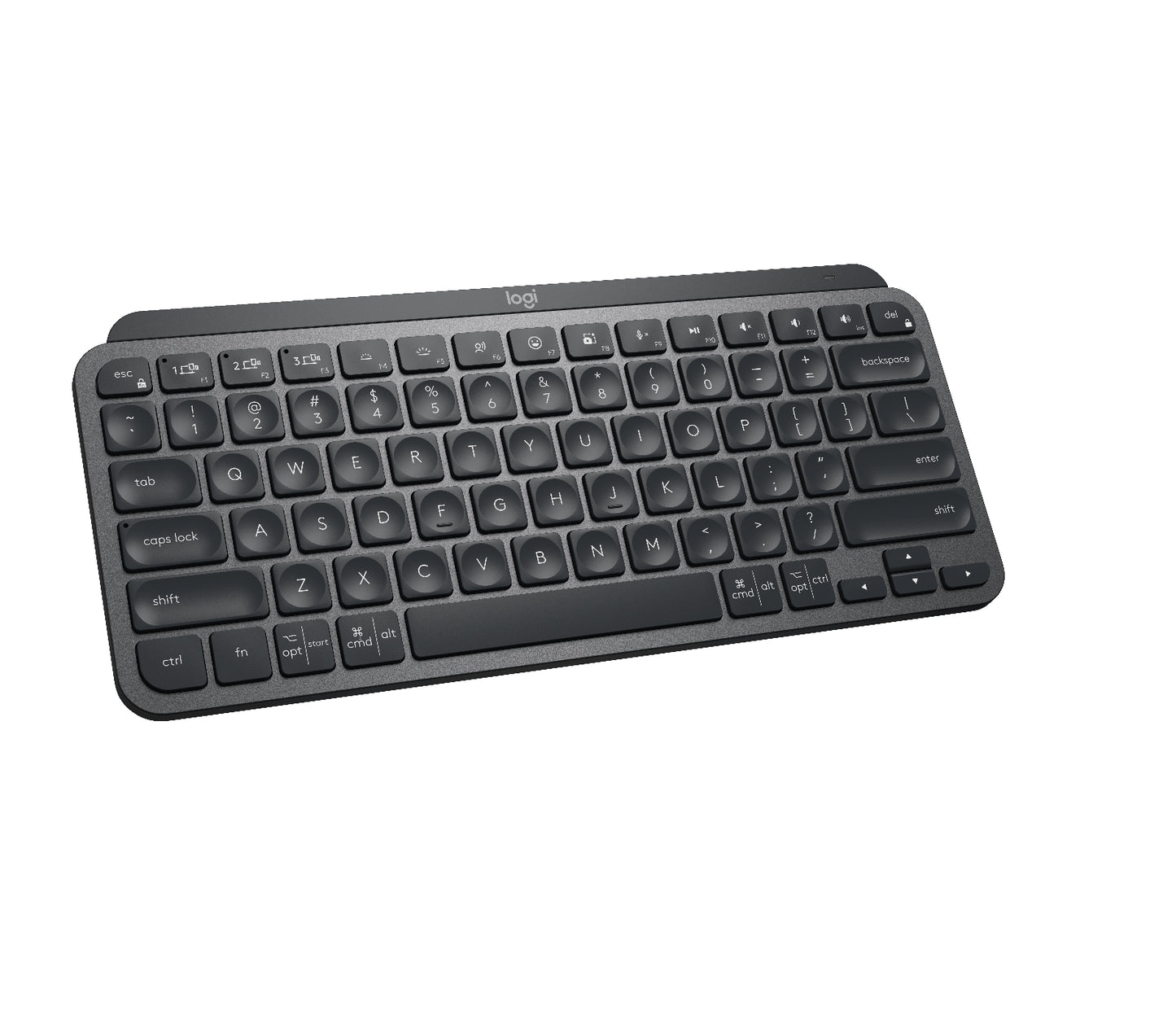 Logitech MX Keys Mini - Teclado - Inalámbrico - Español - USB / Bluetooth - Ergonomic Design - Grafito Guatemala