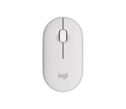 Logitech Pebble Mouse 2 M350s - Ratón - óptico - 3 botones - inalámbrico - Bluetooth - blanco Guatemala