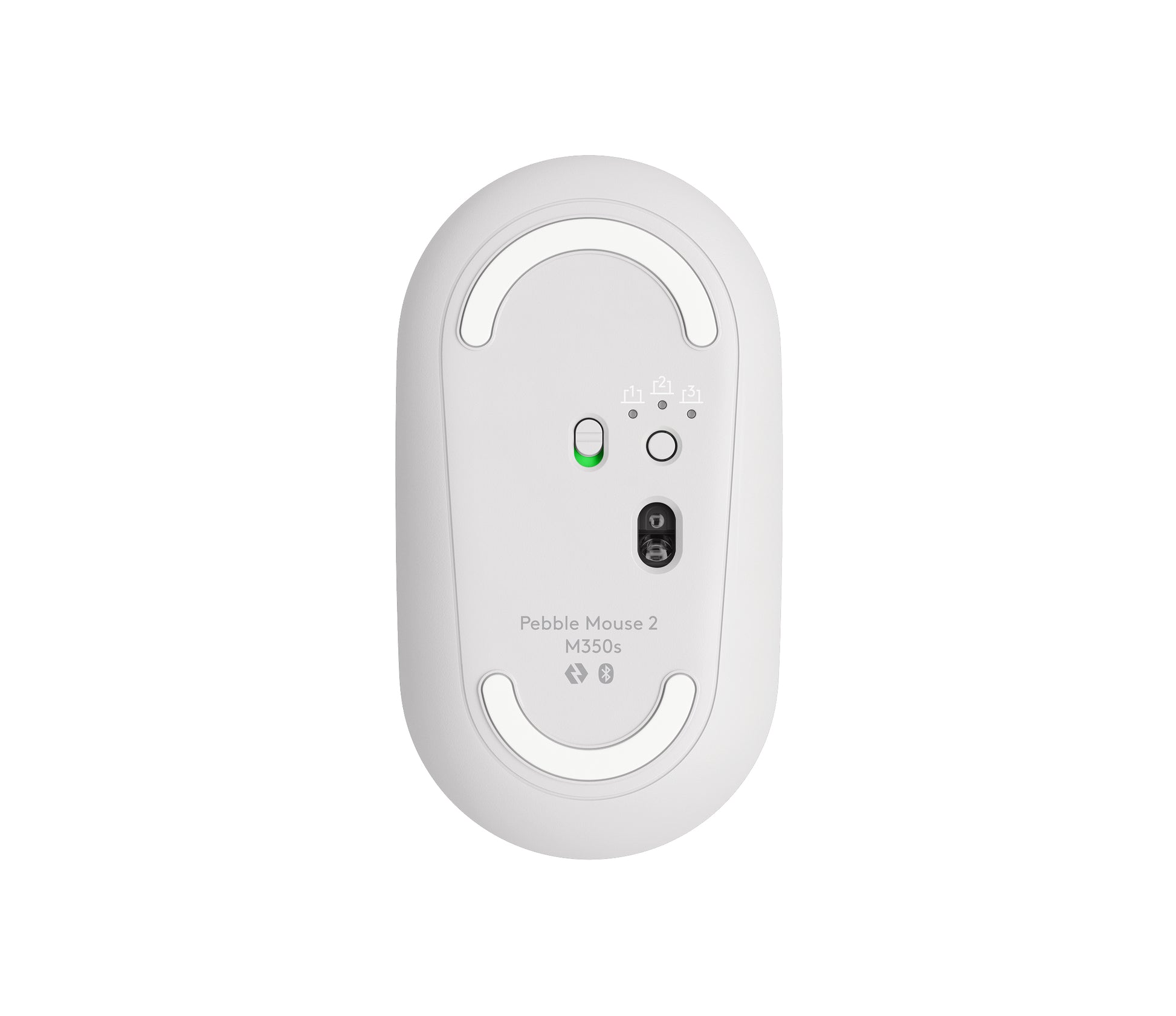 Logitech Pebble Mouse 2 M350s - Ratón - óptico - 3 botones - inalámbrico - Bluetooth - blanco Guatemala