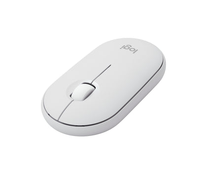 Logitech Pebble Mouse 2 M350s - Ratón - óptico - 3 botones - inalámbrico - Bluetooth - blanco Guatemala