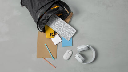 Logitech Pebble Mouse 2 M350s - Ratón - óptico - 3 botones - inalámbrico - Bluetooth - blanco Guatemala