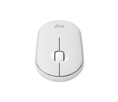 Logitech Pebble Mouse 2 M350s - Ratón - óptico - 3 botones - inalámbrico - Bluetooth - blanco Guatemala