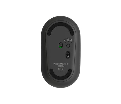 Logitech Pebble Mouse 2 M350s - Ratón - óptico - 3 botones - inalámbrico - Bluetooth - grafito Guatemala
