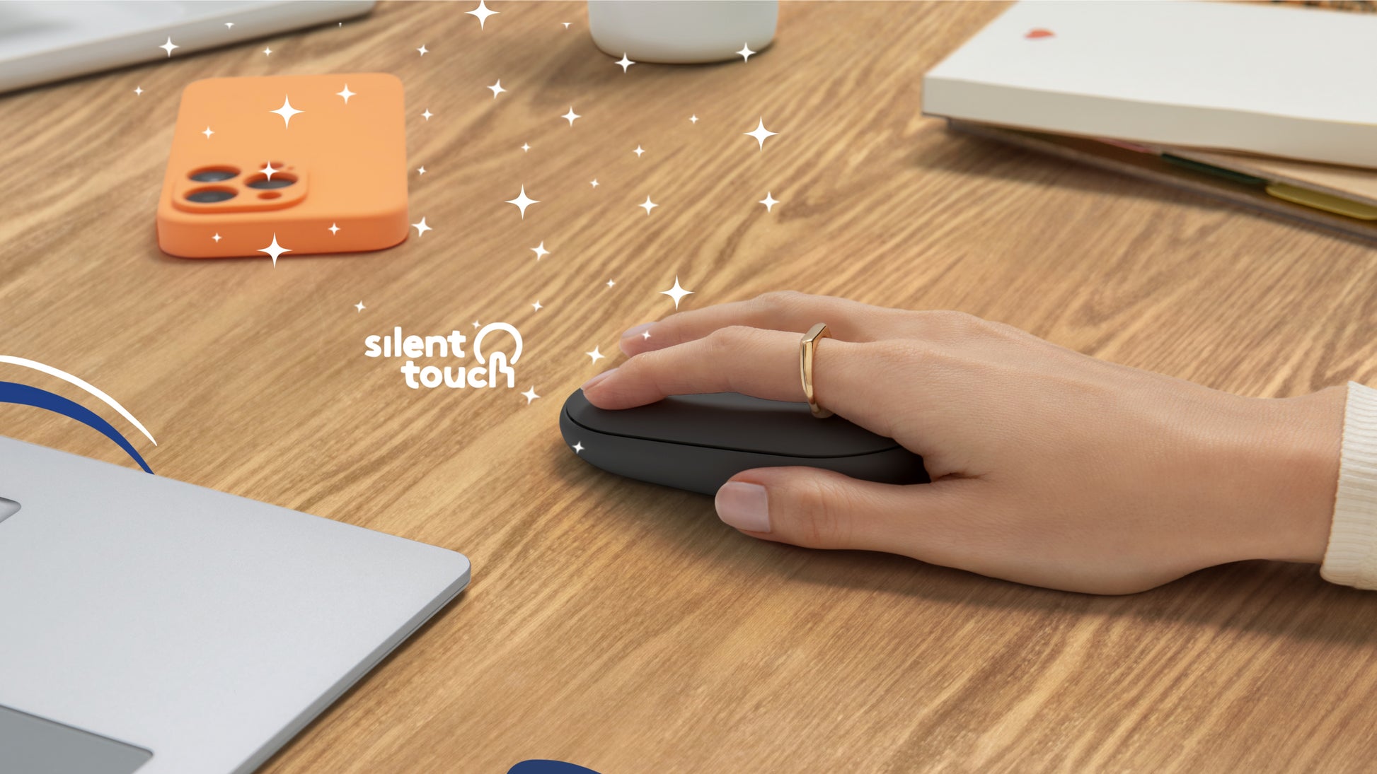 Logitech Pebble Mouse 2 M350s - Ratón - óptico - 3 botones - inalámbrico - Bluetooth - grafito Guatemala