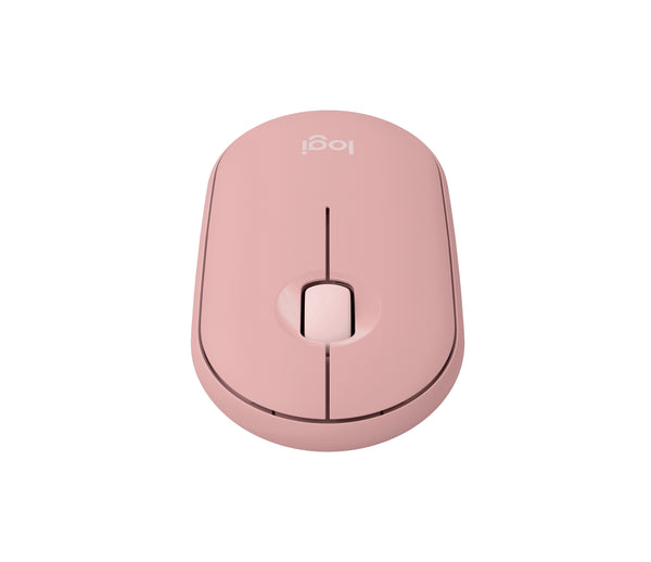 Logitech Pebble Mouse 2 M350s - Ratón - óptico - 3 botones - inalámbrico - Bluetooth - rosa Guatemala