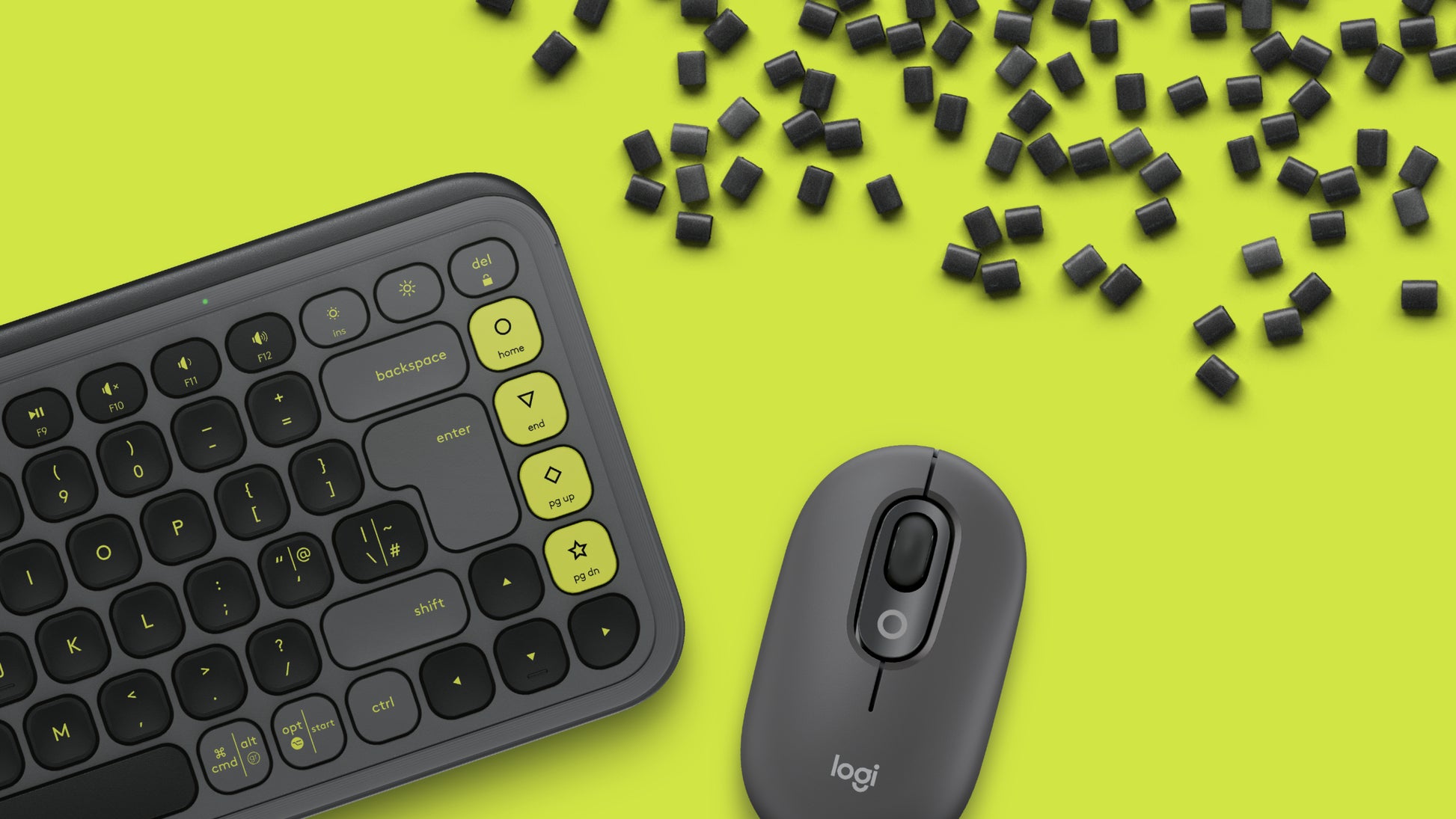 Logitech - Pop Icon Combo - Keyboard and mouse set - Spanish - Graphite Guatemala