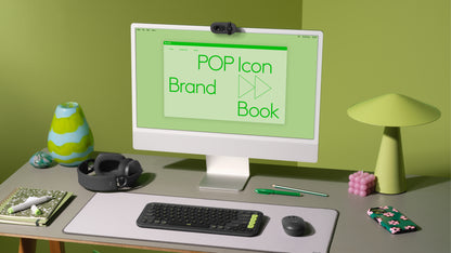 Logitech - Pop Icon Combo - Keyboard and mouse set - Spanish - Graphite Guatemala