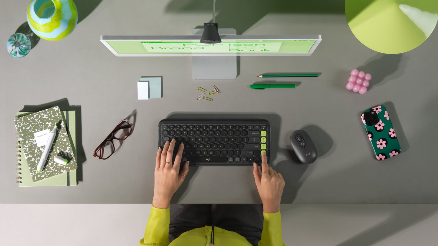 Logitech - Pop Icon Combo - Keyboard and mouse set - Spanish - Graphite Guatemala