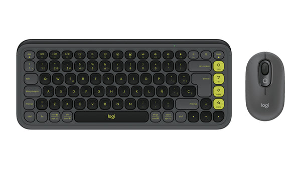 Logitech - Pop Icon Combo - Keyboard and mouse set - Spanish - Graphite Guatemala