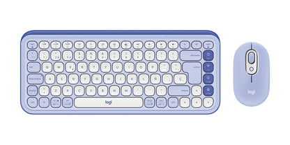 Logitech Pop Icon Combo - Keyboard and mouse set - Spanish (Latin American) - Lilac Guatemala