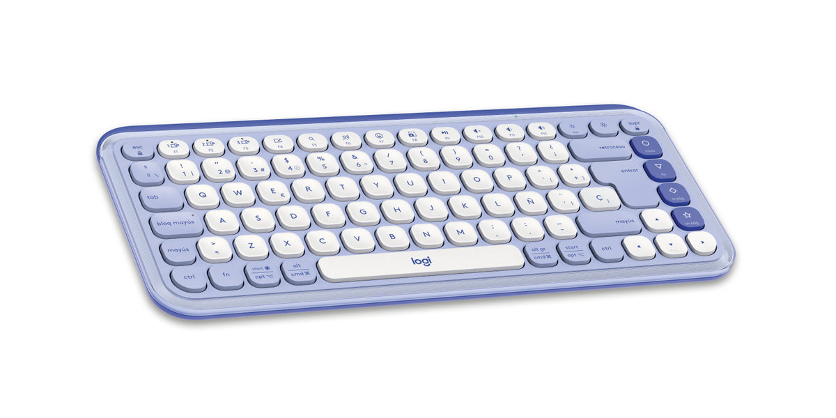 Logitech Pop Icon Combo - Keyboard and mouse set - Spanish (Latin American) - Lilac Guatemala