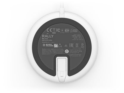 Logitech Rally Mic Pod - Micrófono - blanco - Certificado por Skype, Certificado por Zoom, Cisco Webex Certified - para Rally Bar, Plus; Room Solution Large Guatemala