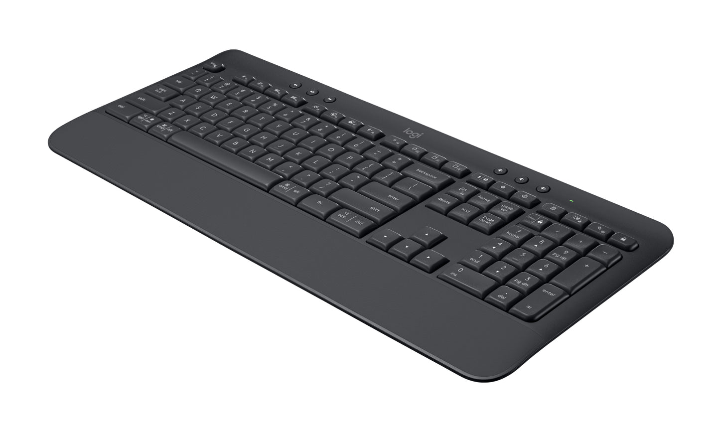 Logitech Signature K650 - Teclado - inalámbrico - Bluetooth 5.1 - QWERTY - Spanish - Grafito Guatemala