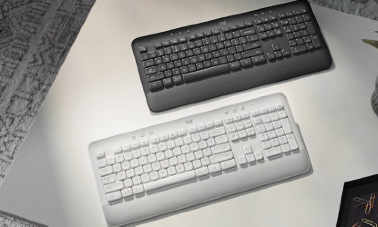Logitech Signature K650 - Teclado - inalámbrico - Bluetooth 5.1 - QWERTY - Spanish - Grafito Guatemala