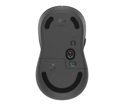 Logitech Signature M650 L - Ratón - tamaño completo - diestro - inalámbrico - 2.4 GHz Bluetooth - receptor de USB Logitech Logi Bolt - grafito Guatemala