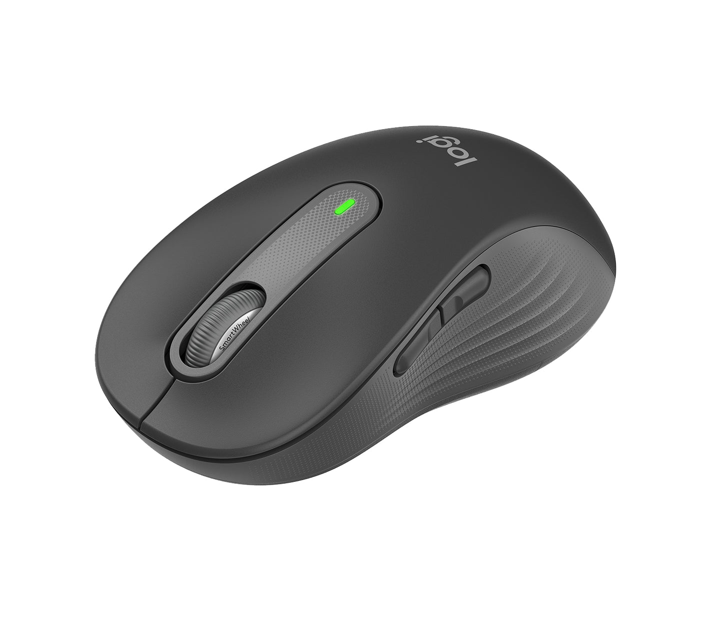 Logitech Signature M650 L - Ratón - tamaño completo - diestro - inalámbrico - 2.4 GHz Bluetooth - receptor de USB Logitech Logi Bolt - grafito Guatemala