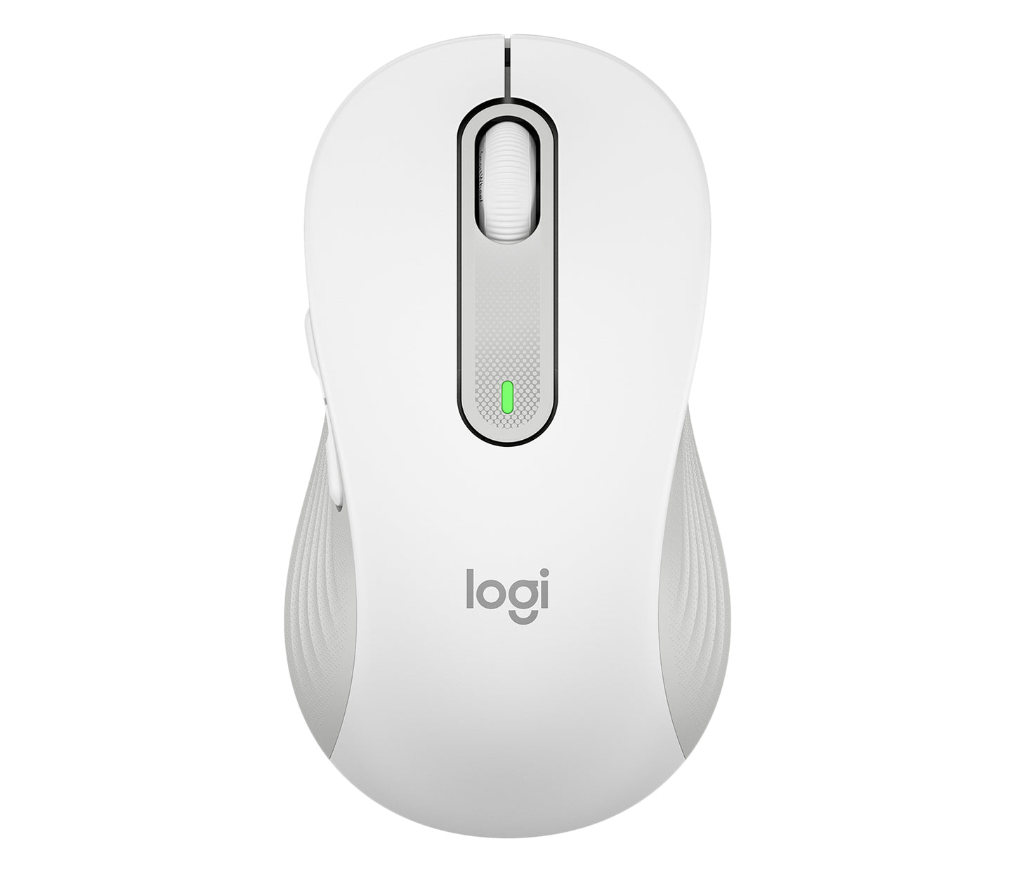 Logitech Signature M650 L - Ratón - tamaño grande - óptico - 5 botones - inalámbrico - Bluetooth 2.4 GHz - receptor de USB Logitech Logi Bolt - blanco hueso Guatemala