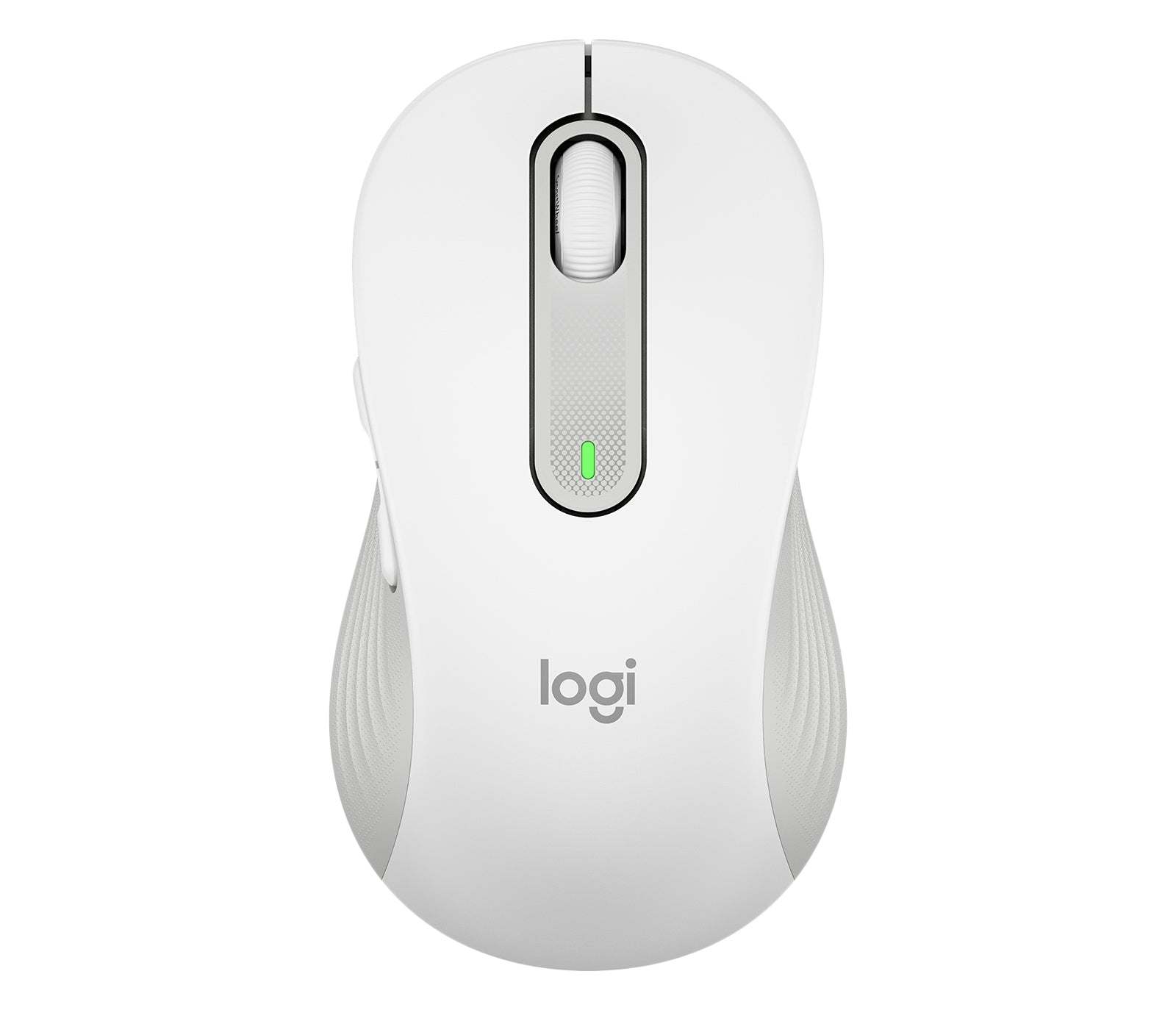 Logitech Signature M650 L - Ratón - tamaño grande - óptico - 5 botones - inalámbrico - Bluetooth 2.4 GHz - receptor de USB Logitech Logi Bolt - blanco hueso Guatemala