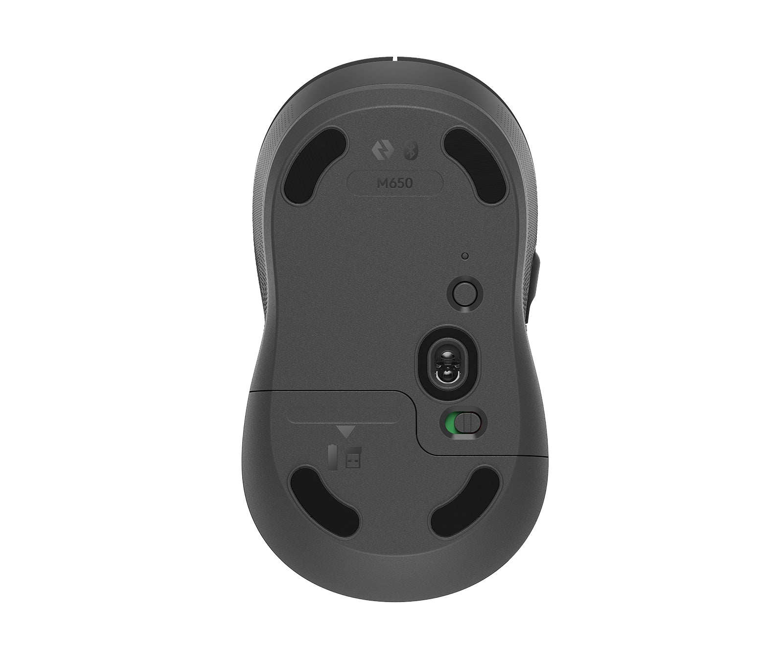 Logitech Signature M650 - Ratón - diestro - inalámbrico - Bluetooth - receptor de USB Logitech Logi Bolt - grafito Guatemala