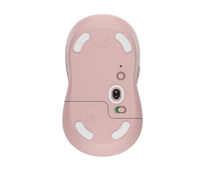 Logitech Signature M650 - Ratón - manos pequeñas - diestro y zurdo - inalámbrico - 2.4 GHz Bluetooth - receptor de USB Logitech Logi Bolt - rosa Guatemala