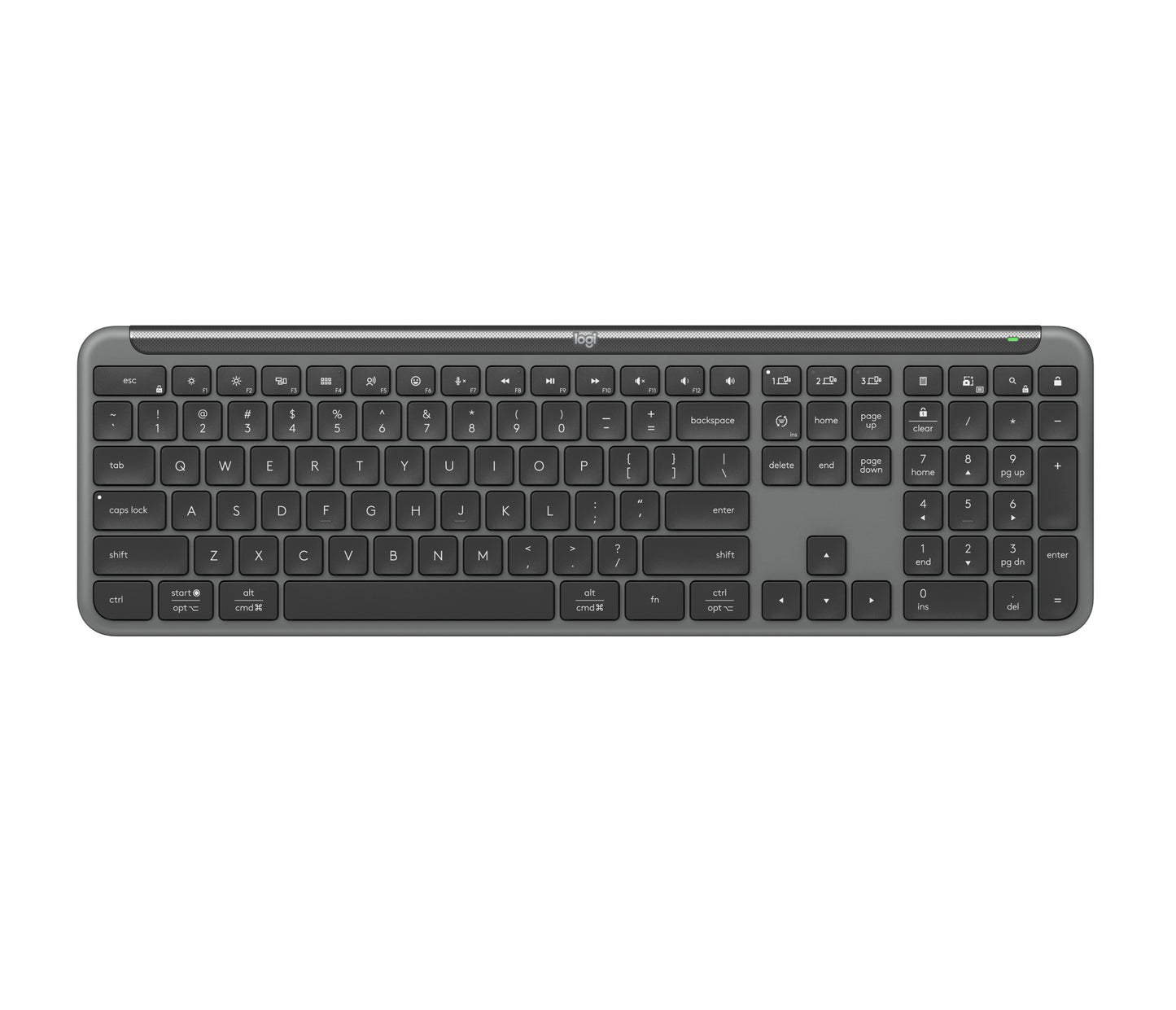 Logitech Signature Slim K950 - Keyboard - Spanish - Graphite Guatemala