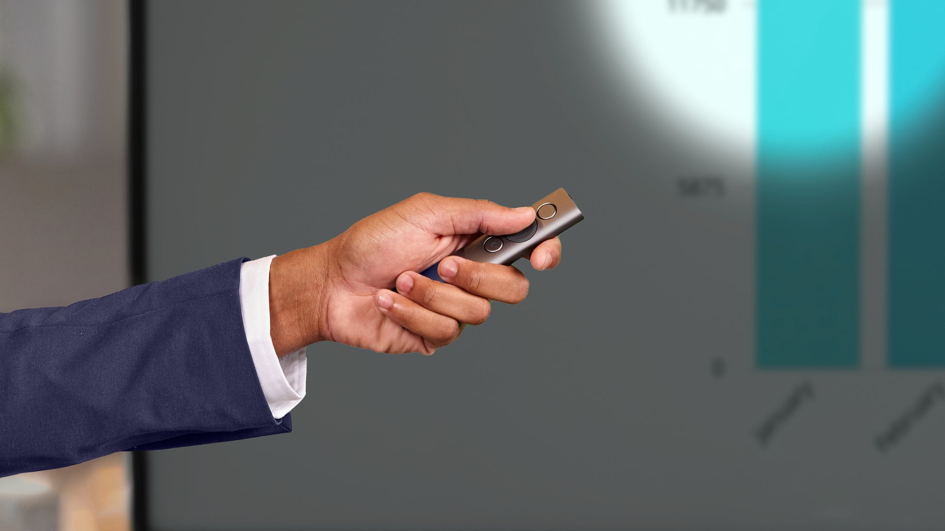 Logitech Spotlight - Control remoto para presentaciones - 3 botones - pizarra Guatemala