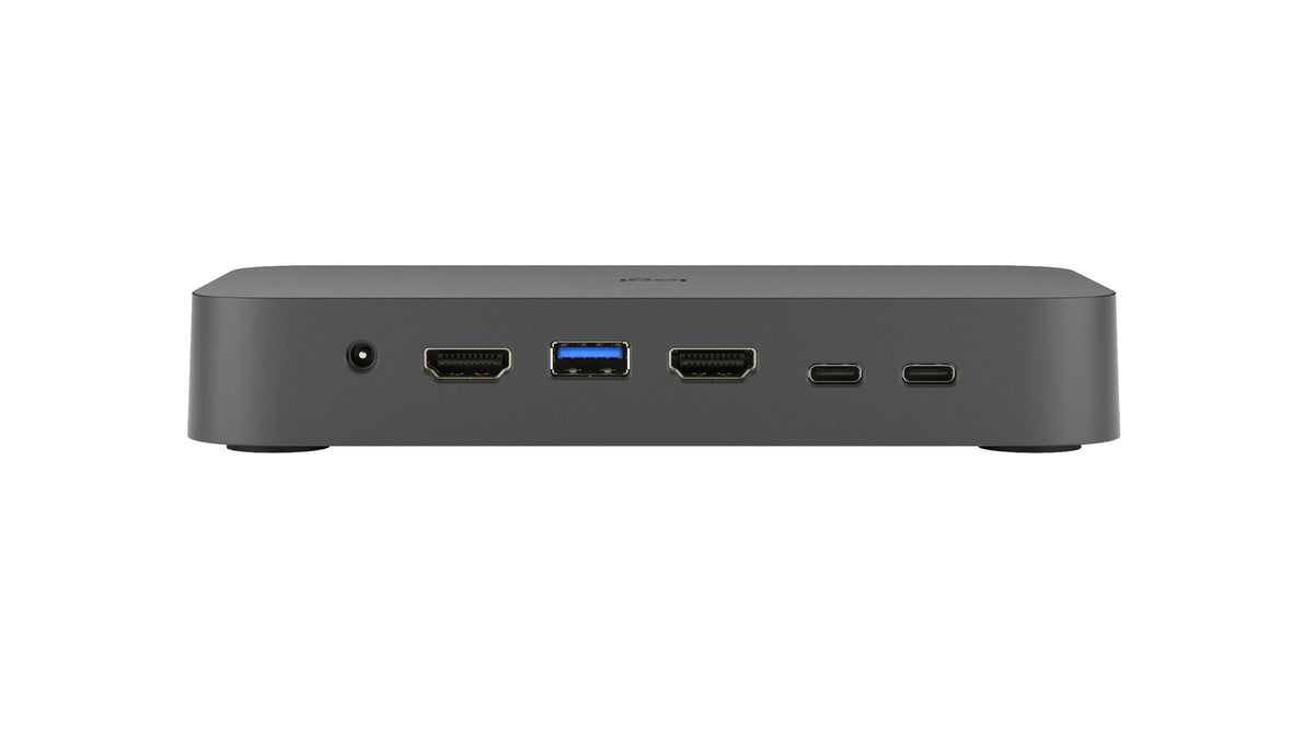 Logitech Swytch Laptop Link for Video Conferencing in Meeting Rooms - Hub - 2 x HDMI + 1 x SuperSpeed USB + 2 x USB-C - sobremesa Guatemala