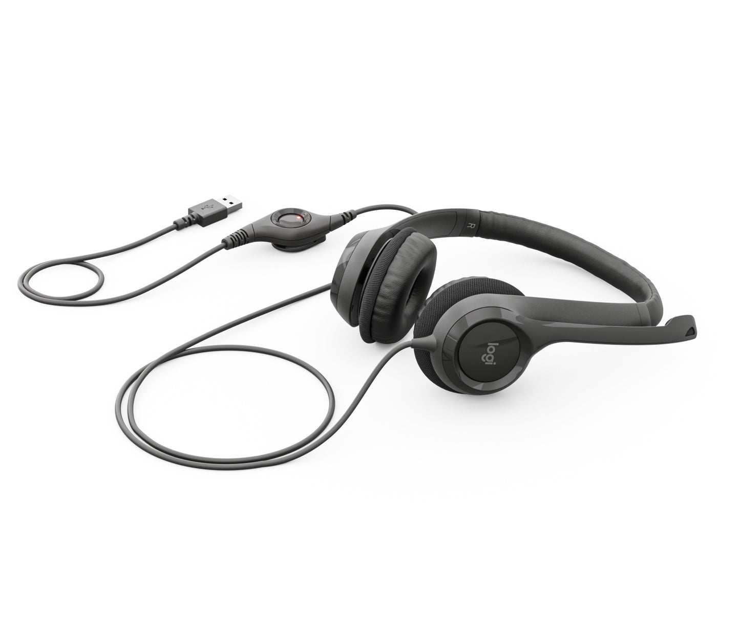 Logitech USB Headset H390 - Headset - on-ear - wired - USB Guatemala