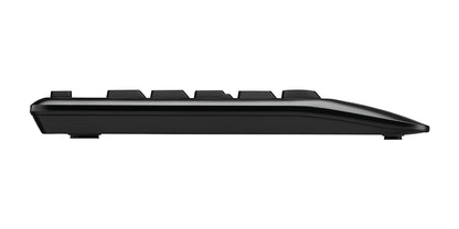 Logitech Wireless Combo MK345 - Juego de teclado y ratón - inalámbrico - 2.4 GHz - QWERTY - español - negro azul Guatemala