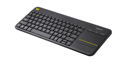 Logitech Wireless Touch Keyboard K400 Plus - Teclado - con panel táctil - inalámbrico - 2.4 GHz - negro Guatemala