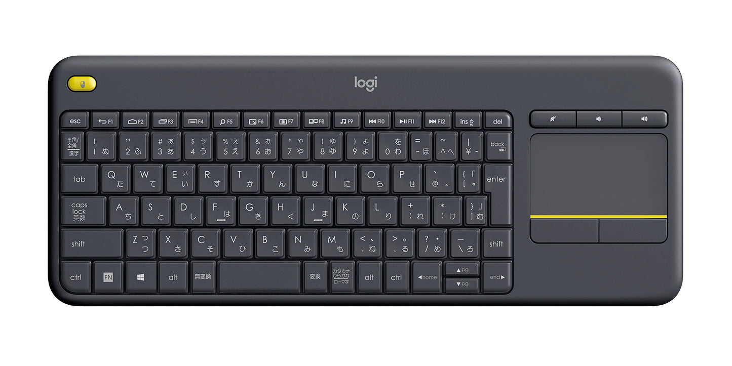 Logitech Wireless Touch Keyboard K400 Plus - Teclado - con panel táctil - inalámbrico - 2.4 GHz - negro Guatemala