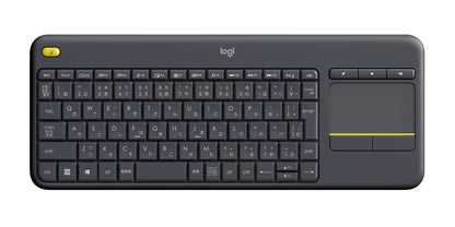 Logitech Wireless Touch Keyboard K400 Plus - Teclado - con panel táctil - inalámbrico - 2.4 GHz - negro Guatemala