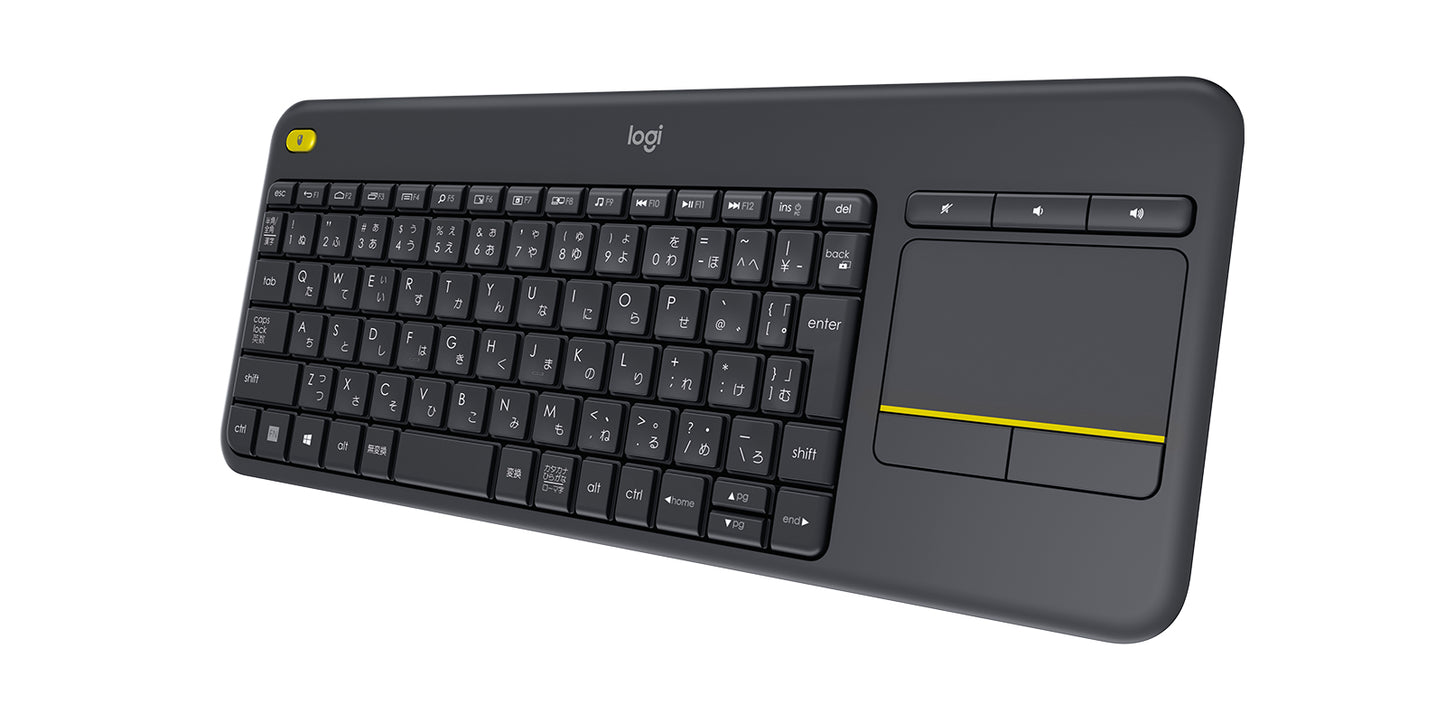 Logitech Wireless Touch Keyboard K400 Plus - Teclado - con panel táctil - inalámbrico - 2.4 GHz - negro Guatemala