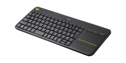 Logitech Wireless Touch Keyboard K400 Plus - Teclado - con panel táctil - inalámbrico - 2.4 GHz - negro Guatemala