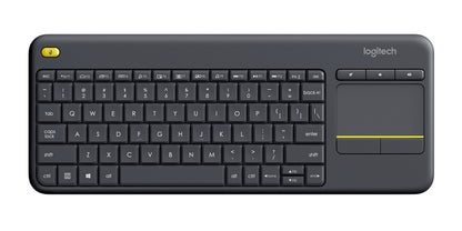 Logitech Wireless Touch Keyboard K400 Plus - Teclado - con panel táctil - inalámbrico - 2.4 GHz - negro Guatemala