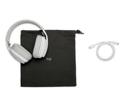 Logitech Zone Vibe 100 - Auricular - tamaño completo - Bluetooth - inalámbrico - blanco hueso Guatemala