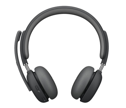 Logitech Zone Wireless 2 Premium Noise Canceling Headset with Hybrid ANC Certified for Zoom Google Meet Google Voice Fast Pair Graphite - Auricular - en oreja - Bluetooth - inalámbrico - cancelación de sonido activo - USB-C a través de adaptador Bluetooth - grafito - Certificado por Google Meet Guatemala