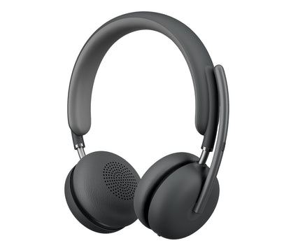 Logitech Zone Wireless 2 Premium Noise Canceling Headset with Hybrid ANC Certified for Zoom Google Meet Google Voice Fast Pair Graphite - Auricular - en oreja - Bluetooth - inalámbrico - cancelación de sonido activo - USB-C a través de adaptador Bluetooth - grafito - Certificado por Google Meet Guatemala