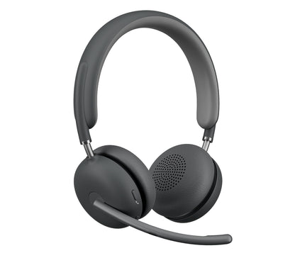 Logitech Zone Wireless 2 Premium Noise Canceling Headset with Hybrid ANC Certified for Zoom Google Meet Google Voice Fast Pair Graphite - Auricular - en oreja - Bluetooth - inalámbrico - cancelación de sonido activo - USB-C a través de adaptador Bluetooth - grafito - Certificado por Google Meet Guatemala