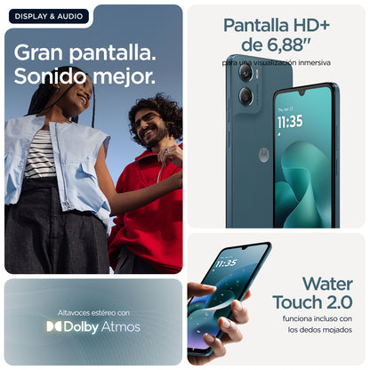 Motorola - 4 GB G06 - Smartphone - Android - 128 GB - Tapest Guatemala
