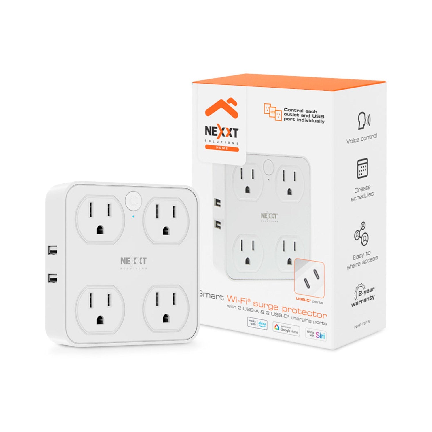 Nexxt Home Dispositivo inteligente de energía NHP-T615 - NHP-T615