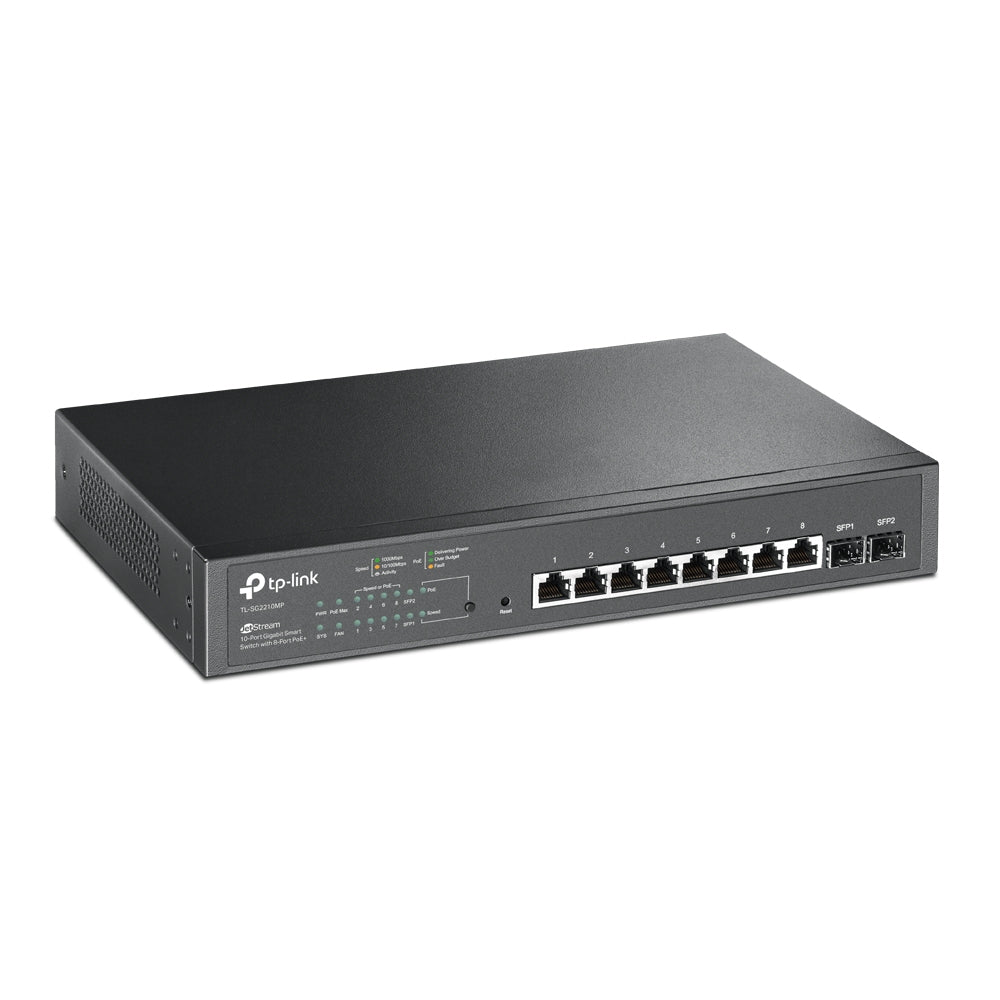 Omada Switch Adm Giga 8XRJ45 PoE+ 2SFP 100/1000(TL-SG2210M) Guatemala