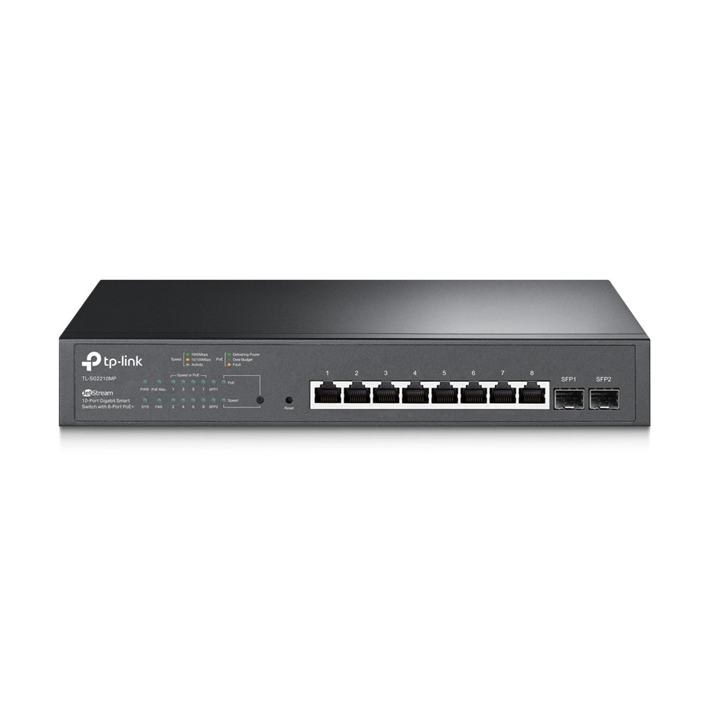 Omada Switch Adm Giga 8XRJ45 PoE+ 2SFP 100/1000(TL-SG2210M) Guatemala