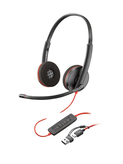POLY - Headset - Wired - Blackwire 3220 Stereo USB-C He Guatemala