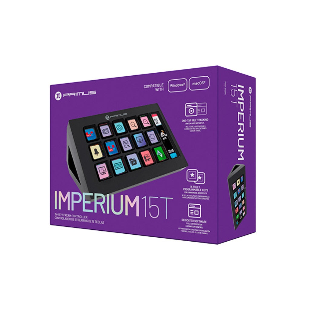 Stream Deck Primus Gaming Imperium 15T PSD-90BK