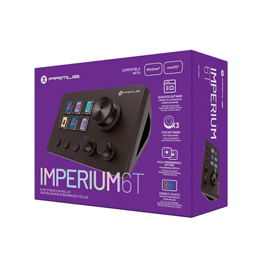 Stream Deck Primus Gaming Imperium 6T PSD-60BK