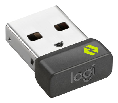 Receptor USB inalámbrico Logitech Logi Bolt (956-000007) â€” conéctate sin cables a tus teclados y ratones Logitech compatibles con Logi Bolt con seguridad cifrada alcance de hasta 10 m y soporte para hasta 6 dispositivos con un solo receptor USB-A. Ultra compacto plug-and-play y compatible con Windows macOS Linux y Chrome OS. Perfecto como repuesto o para espacios de trabajo con múltiples periféricos inalámbricos. Guatemala