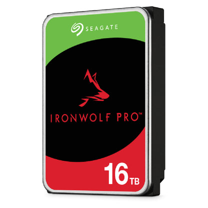 Seagate IronWolf Pro ST16000NT001 - Disco duro - 16 TB - interno - 3.5" - SATA 6Gb/s - 7200 rpm - búfer: 256 MB - con Recuperación de datos Seagate Rescue de 3 años Guatemala