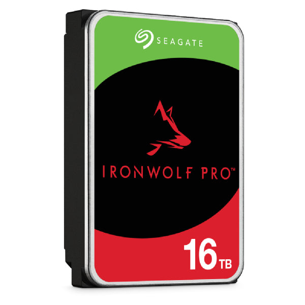 Seagate IronWolf Pro ST16000NT001 - Disco duro - 16 TB - interno - 3.5" - SATA 6Gb/s - 7200 rpm - búfer: 256 MB - con Recuperación de datos Seagate Rescue de 3 años Guatemala