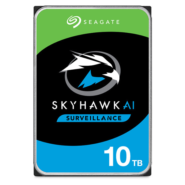 Seagate SkyHawk AI ST10000VE001 - Disco duro - 10 TB - interno - 3.5\" - SATA 6Gb/s - 7200 rpm - búfer: 256 MB Guatemala
